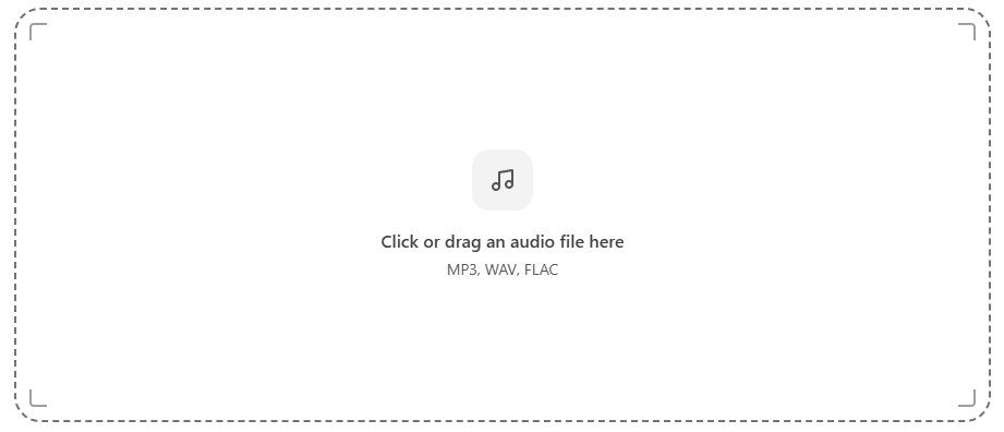 Upload your audio